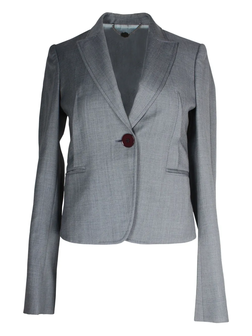 Stella McCartney Pre-Owned single-breasted wool blazer | Grey | Image 1