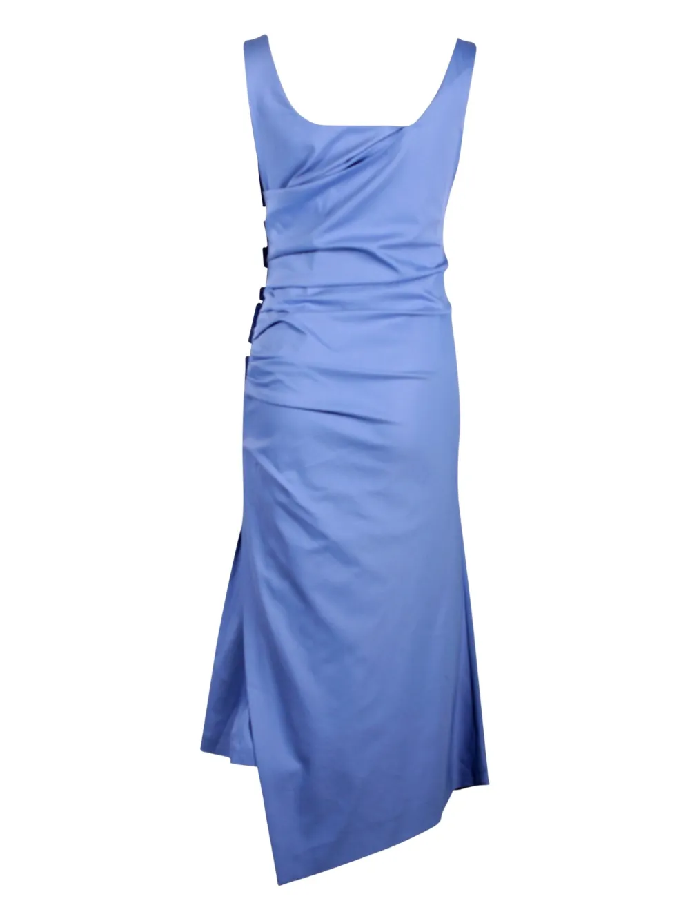 Sportmax Vintage gathered midi dress | Blue | Image 1