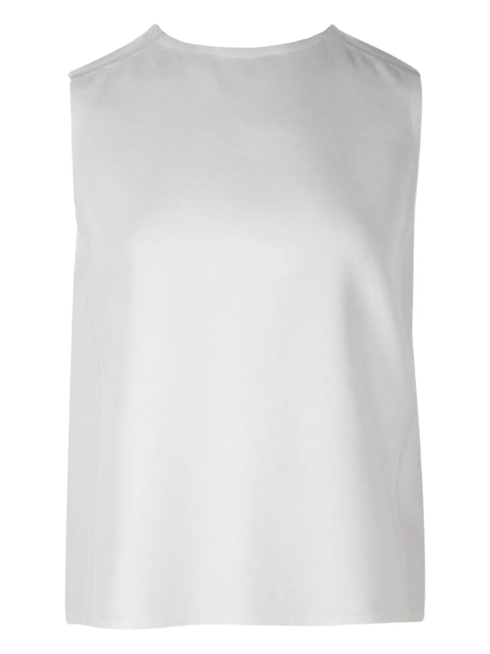 Pre-owned Hermes Double-face Cashmere Vest In White