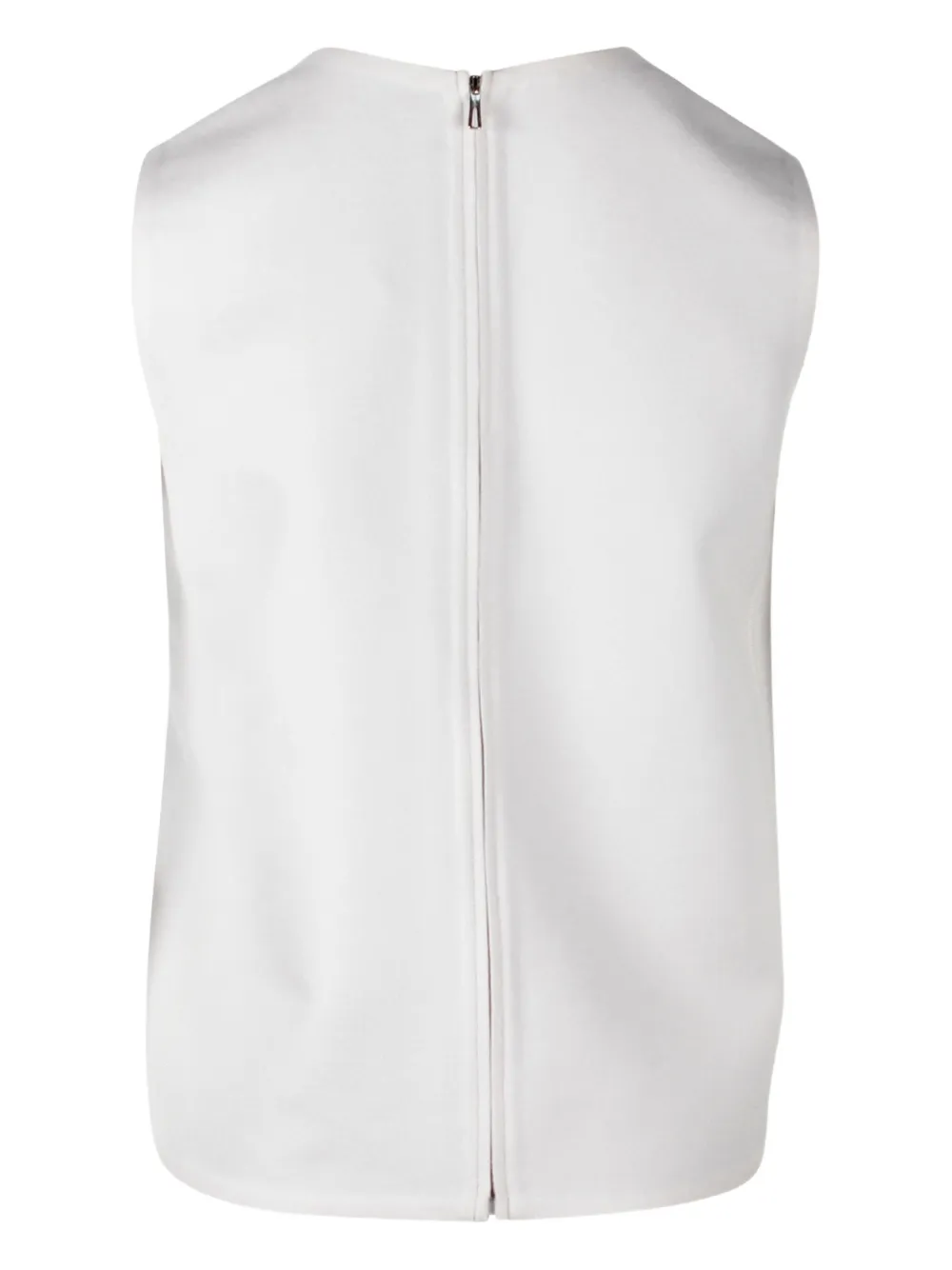Pre-owned Hermes Double-face Cashmere Vest In White