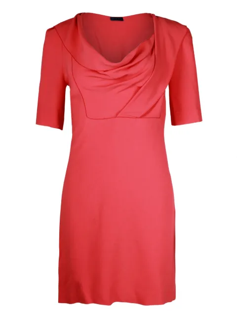 Rm By Roland Mouret cowl-neck short-sleeve mini dress