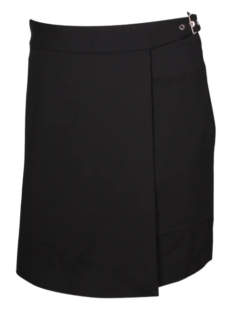 Hermès Pre-Owned overlap-detail wool shorts