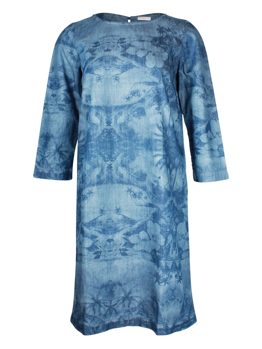 Stella McCartney Pre-Owned graphic-print mini dress | Blue | Image 1