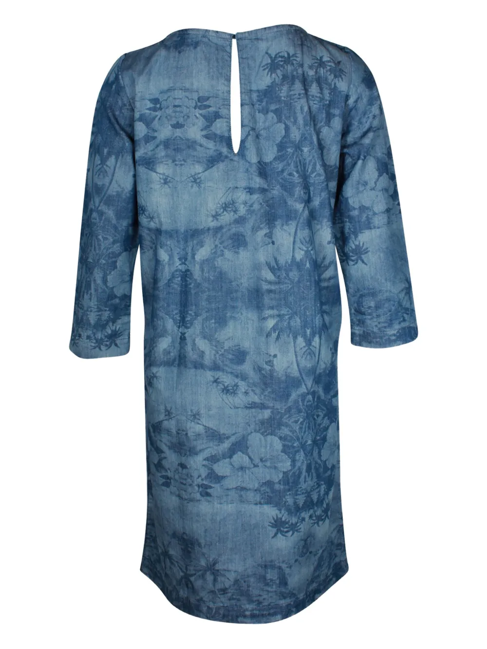 Stella McCartney Pre-Owned graphic-print mini dress - Blauw
