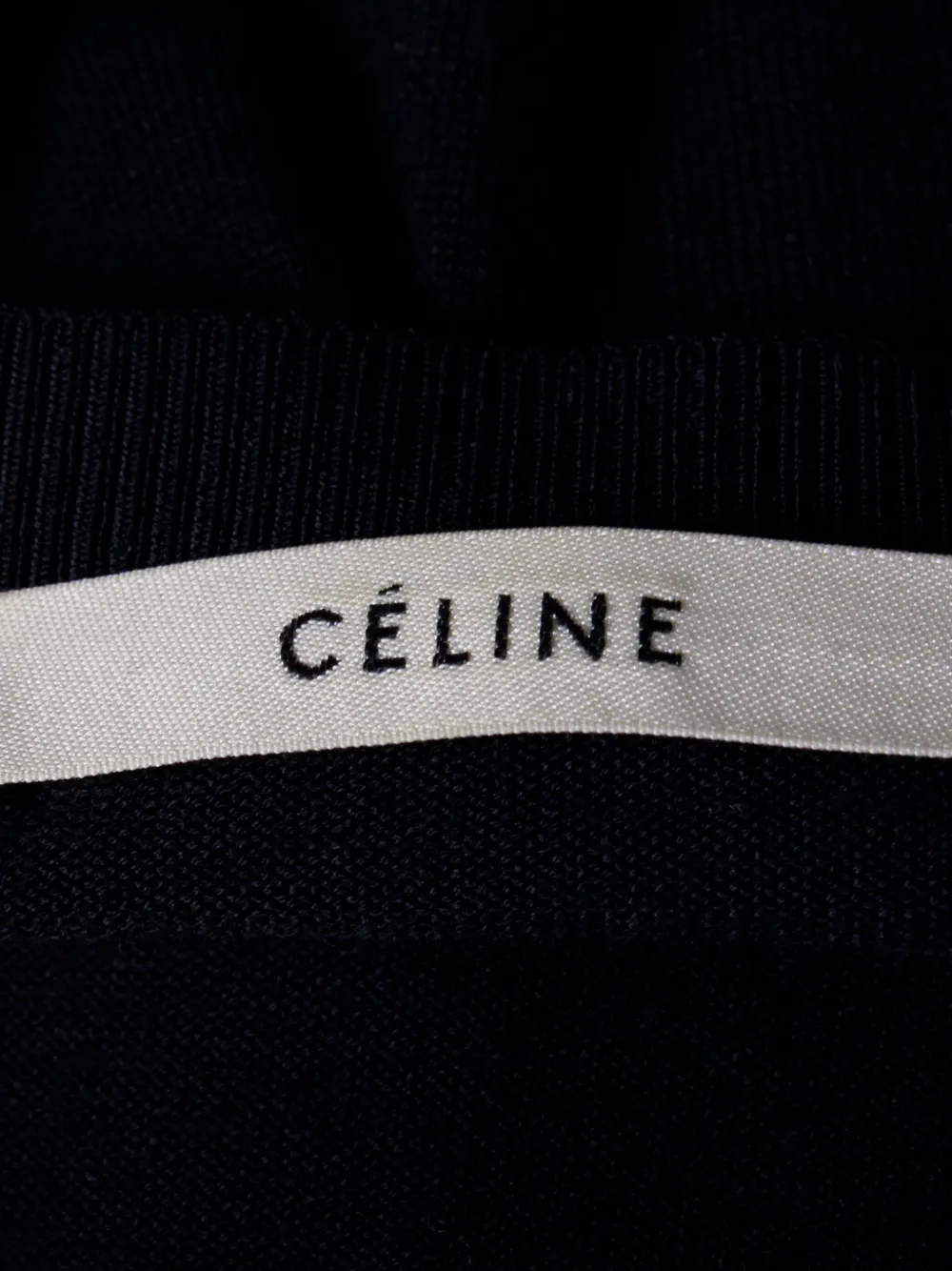 Pre-owned Celine Buttoned Cardigan In Black