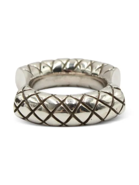 Bottega Veneta Pre-Owned Intrecciato Double Cut ring