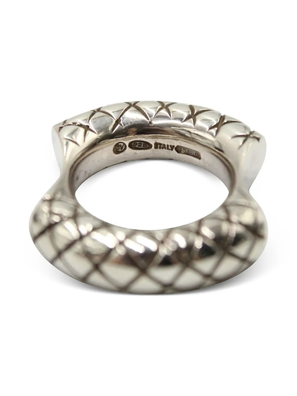 Bottega Veneta Pre-Owned anillo Intrecciato Double Cut | Image 2