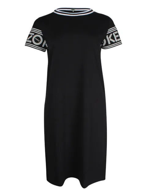 Kenzo Pre-Owned تيشيرت طويل بطبعة شعار الماركة