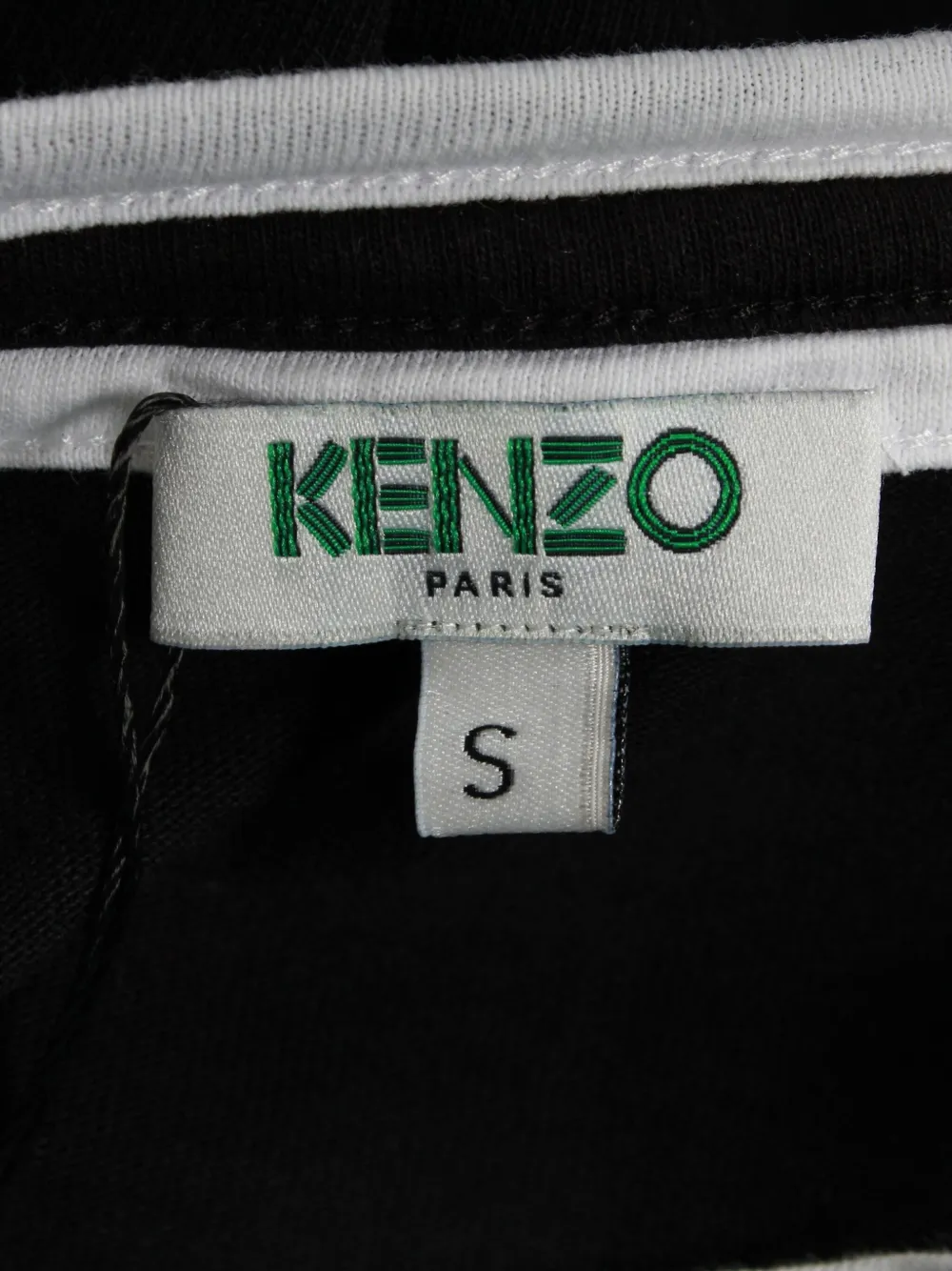 Pre-owned Kenzo Logo-print T-shirt Midi Dress In Black