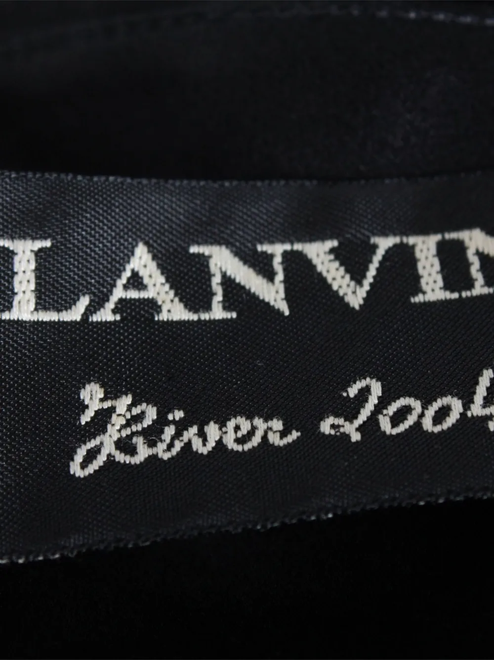 Pre-owned Lanvin Sleeveless Dress In Black