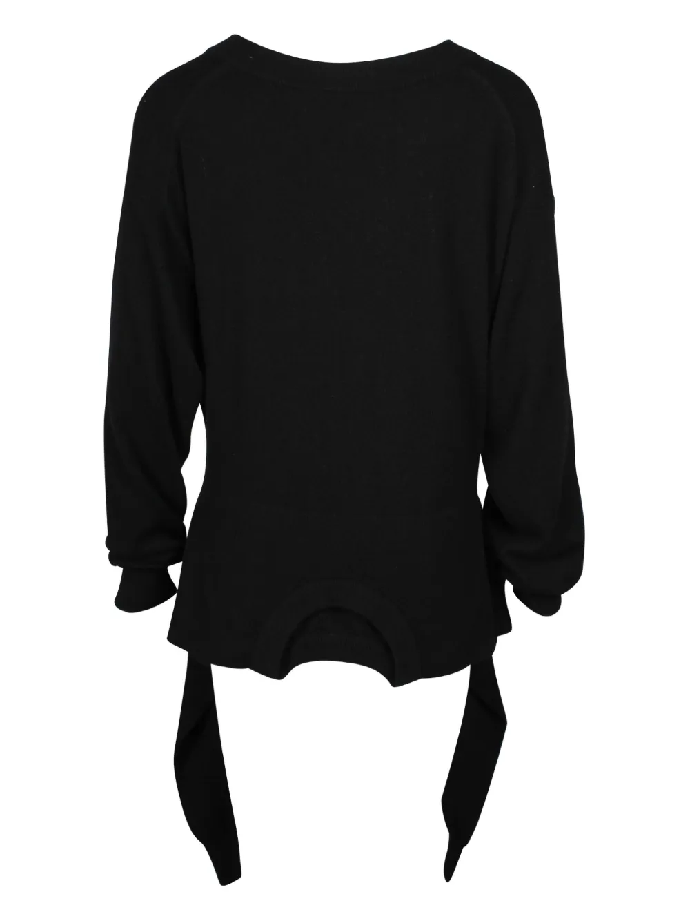 Pre-owned Alexander Wang Inverted V-neck Sweater In Black