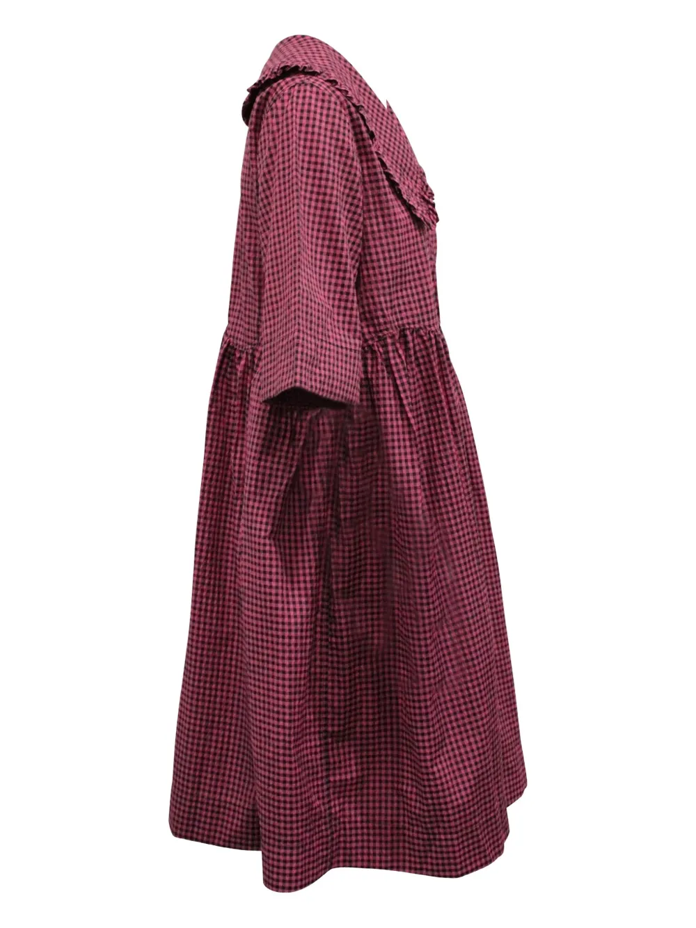 GANNI check-print midi dress | Image 2