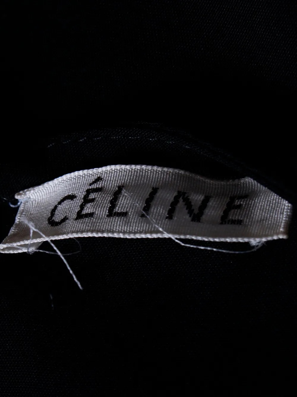 Pre-owned Celine Sleeveless Silk Dress In Black