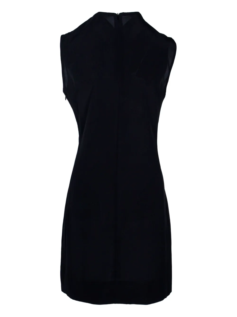 Pre-owned Celine Sleeveless Silk Dress In Black