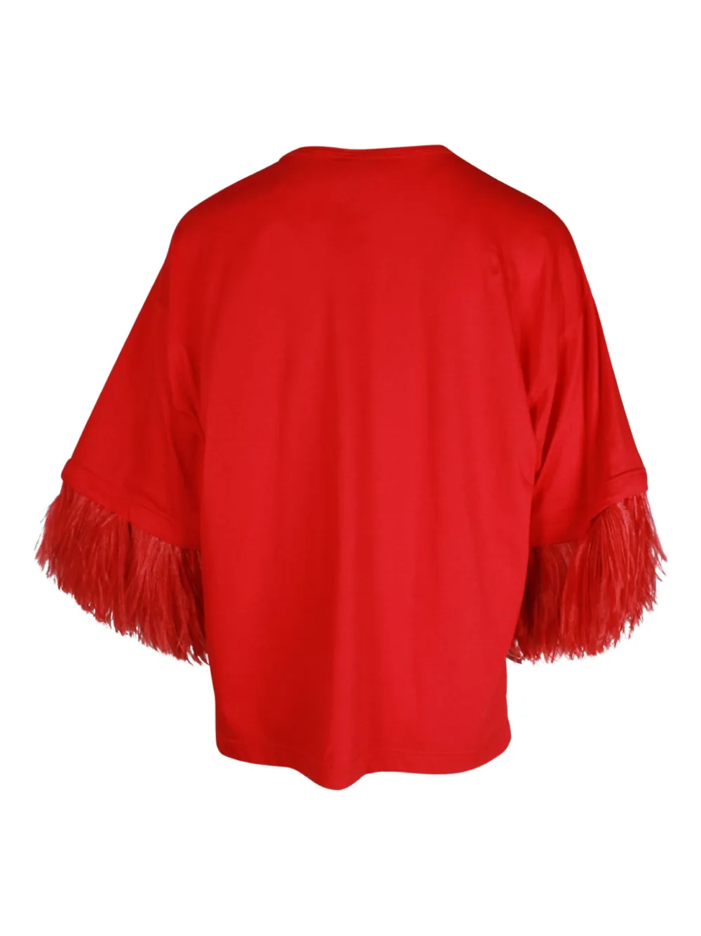 Nº21 feather-trimmed cotton top | Image 2