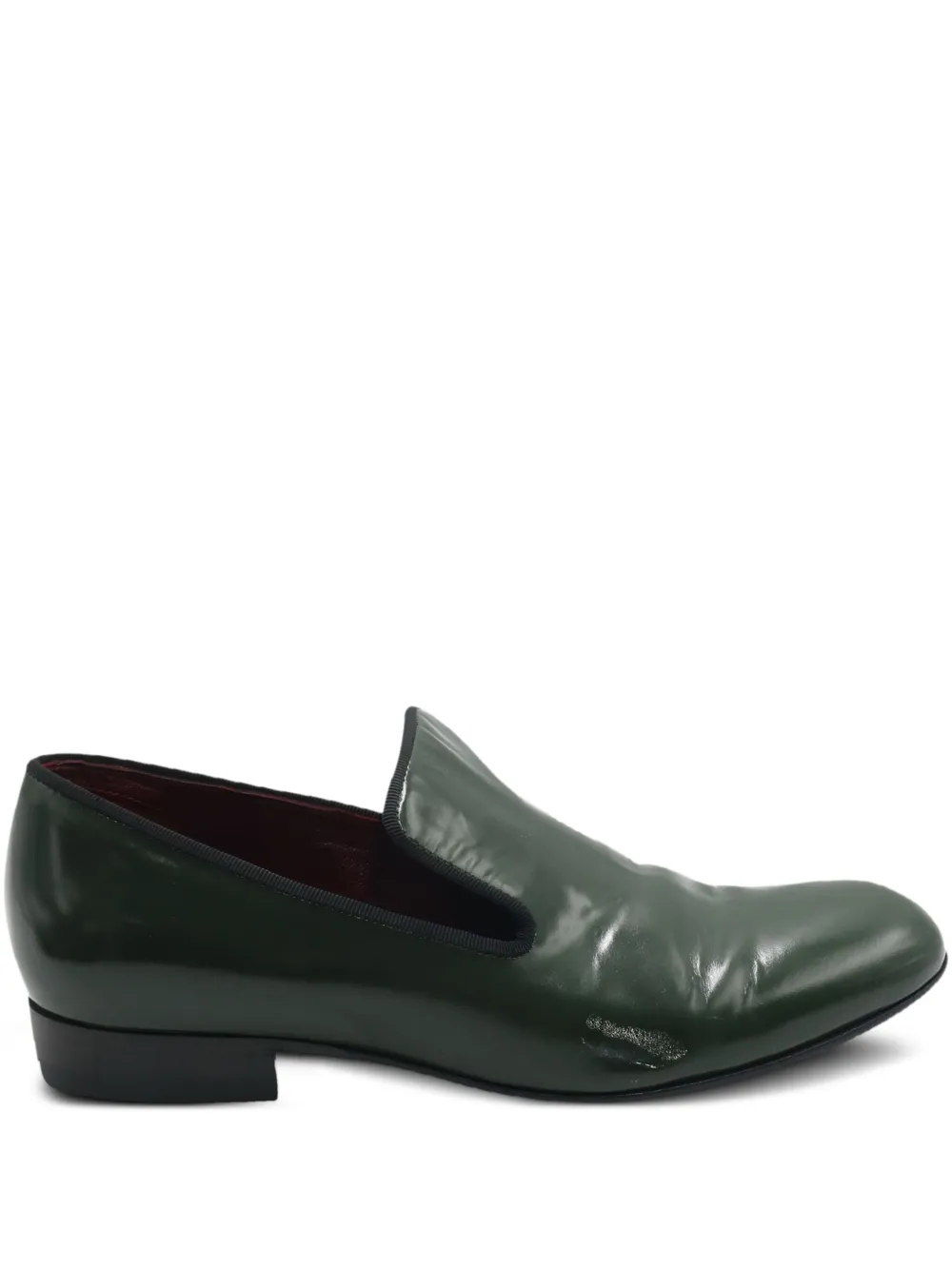Celine Pre-Owned レザーローファー - グリーン Celine Pre-Owned レザーローファー - グリーン