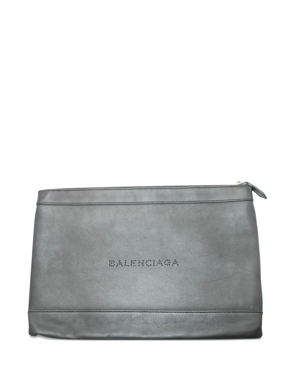 Balenciaga Pre-Owned leather wallet | Grey | Image 1