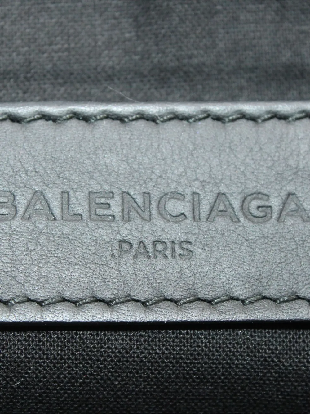 Pre-owned Balenciaga Leather Wallet In Gray
