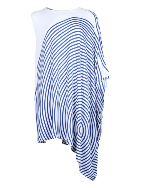 Maison Margiela striped asymmetric mini dress