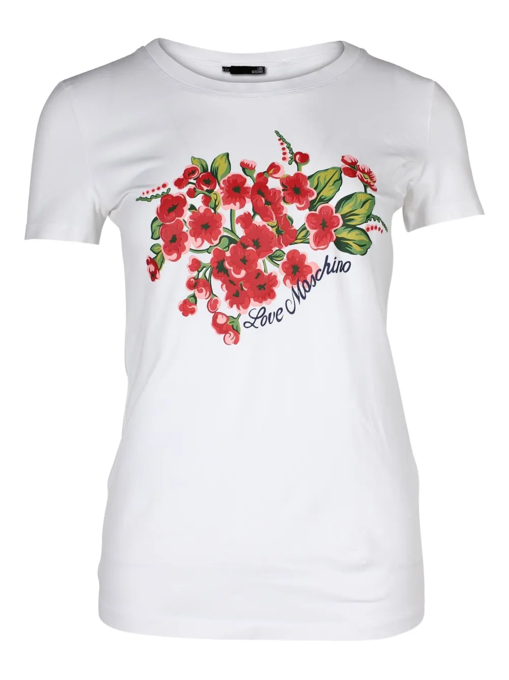 Love Moschino floral-print T-shirt | White | Image 1