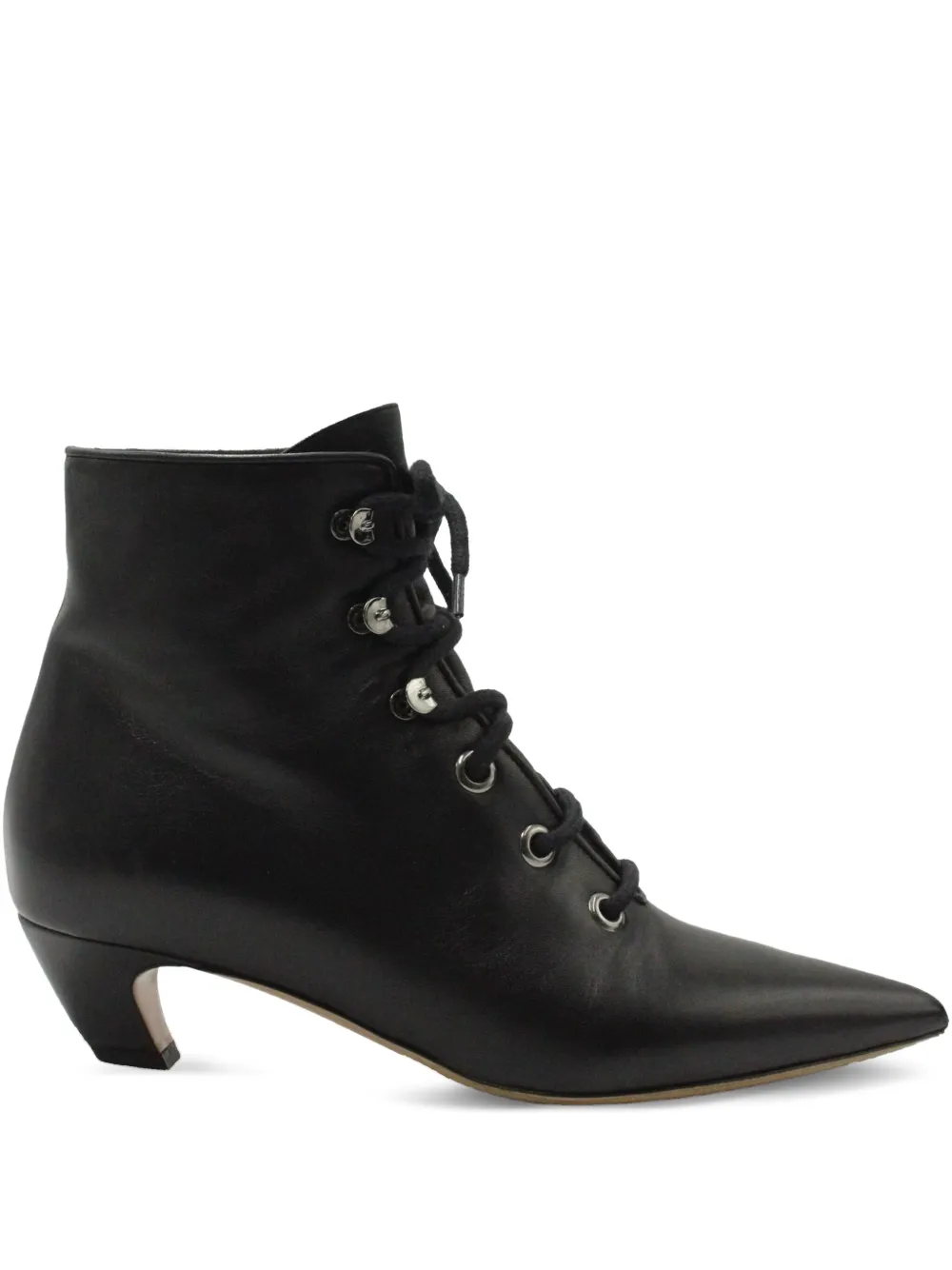 Christian Dior Pre-Owned Stivali stringati in pelle - Nero