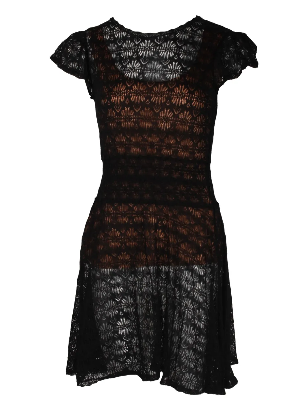 Red Valentino Vintage floral-lace mini dress | Black | Image 1