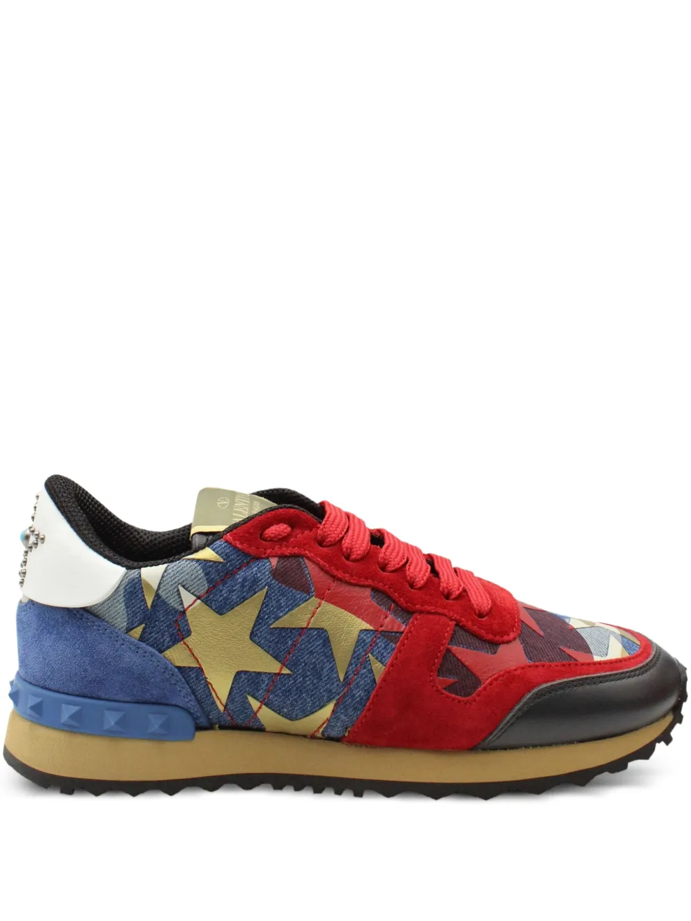 Valentino Garavani Pre-Owned ロックランナースニーカー - Print tartan Valentino Garavani Pre-Owned ロックランナースニーカー - Print tartan