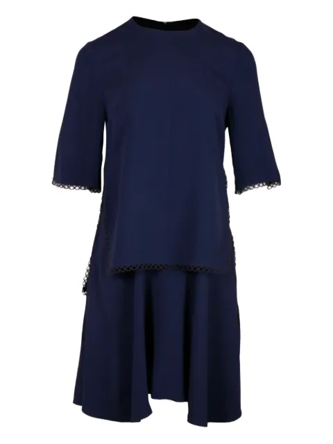 Stella McCartney Pre-Owned layered scalloped mini dress
