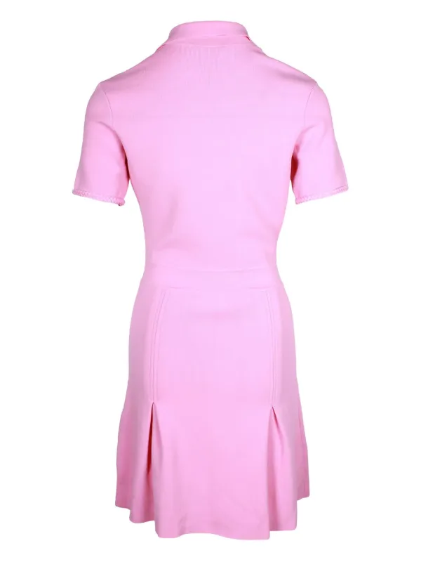 Maje Short Sleeve Mini Dress - Pink
