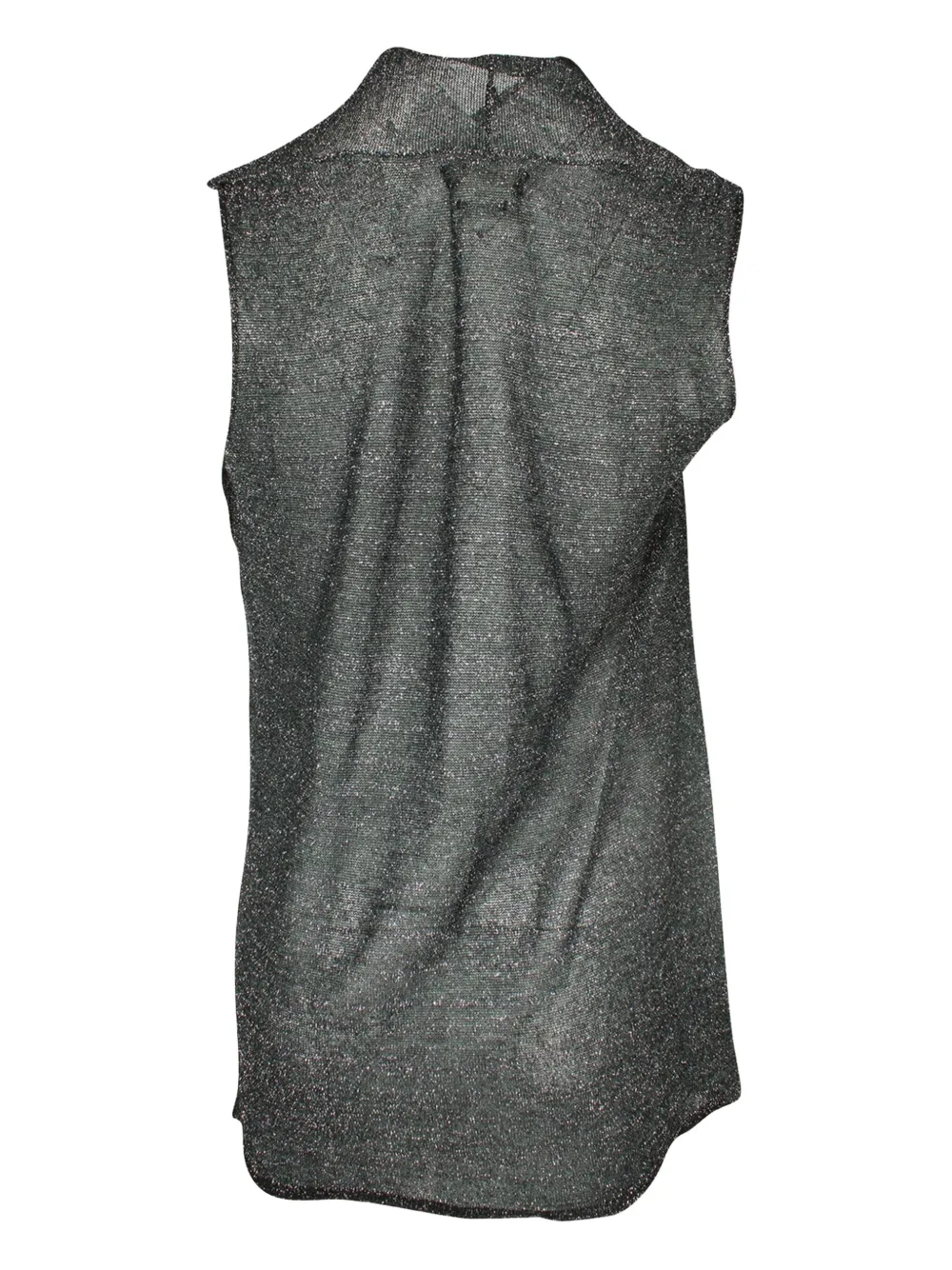 Pre-owned Isabel Marant Vintage Asymmetrical-sleeve Scoop-neck T-shirt In Black