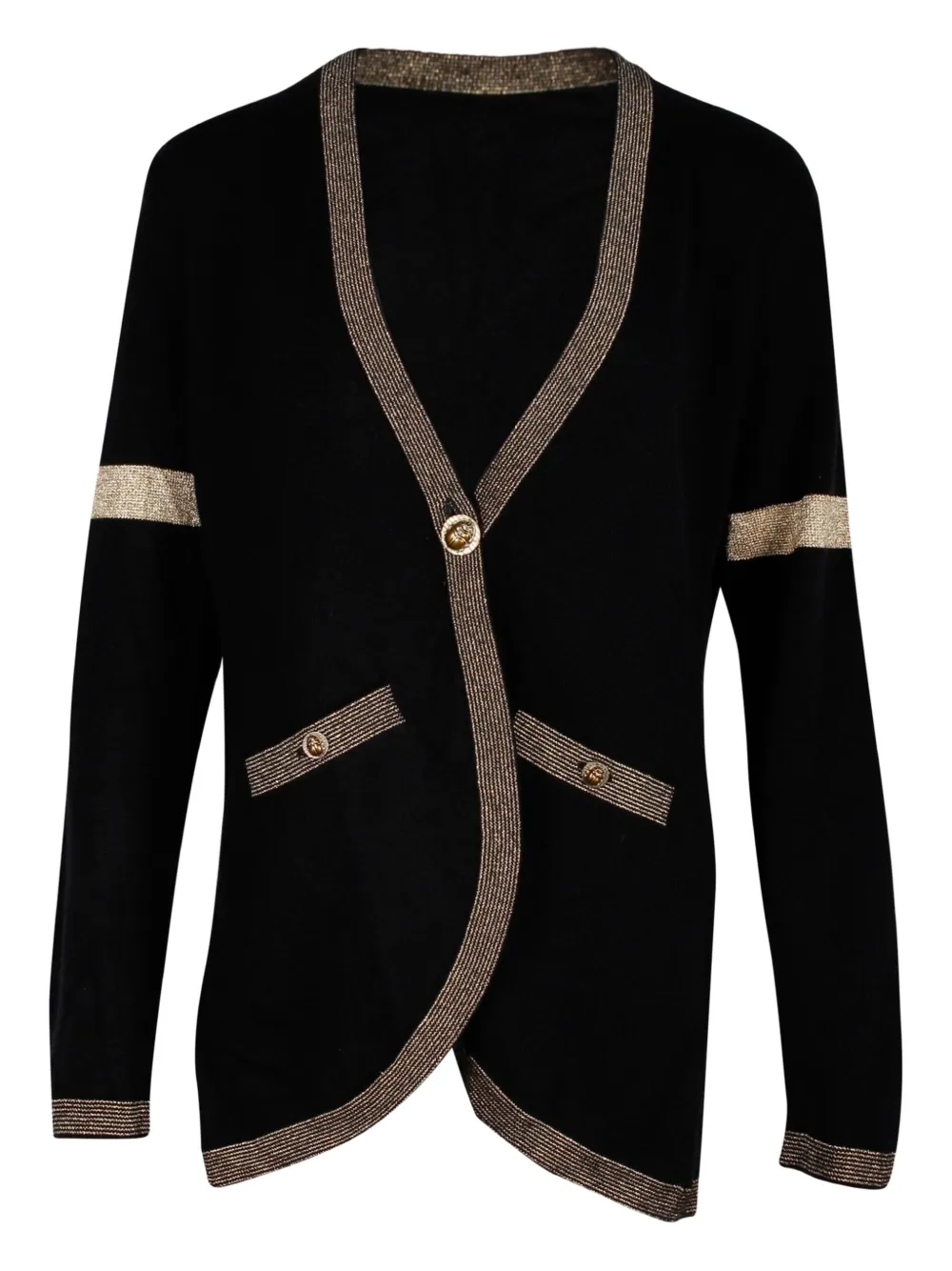 CHANEL Pre-Owned 2019 Paris-New York cardigan | Black | Image 1
