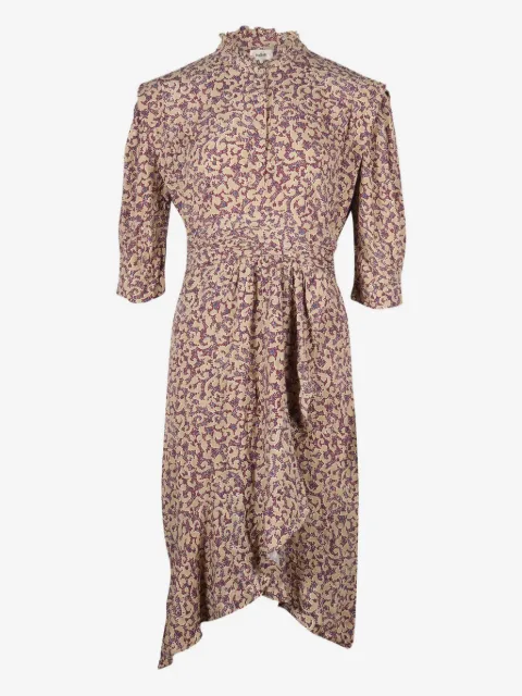 Ba&Sh vestido midi con estampado floral