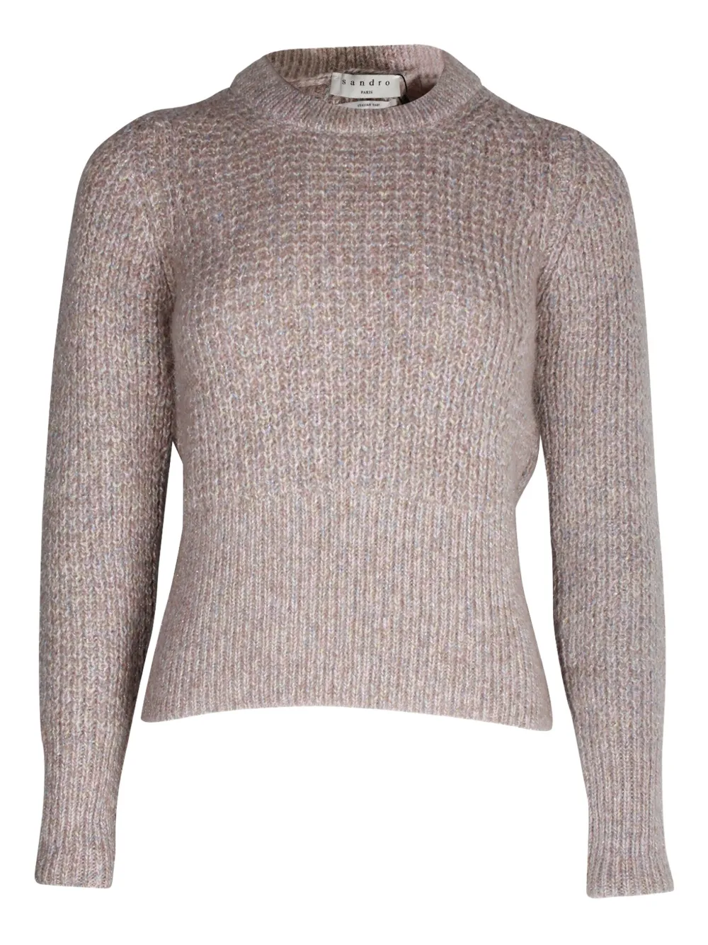 Pre-owned Sandro Wool Sweater In Pink