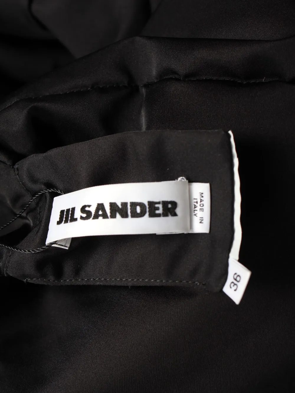 Pre-owned Jil Sander Collarless Padded Jacket In Blue