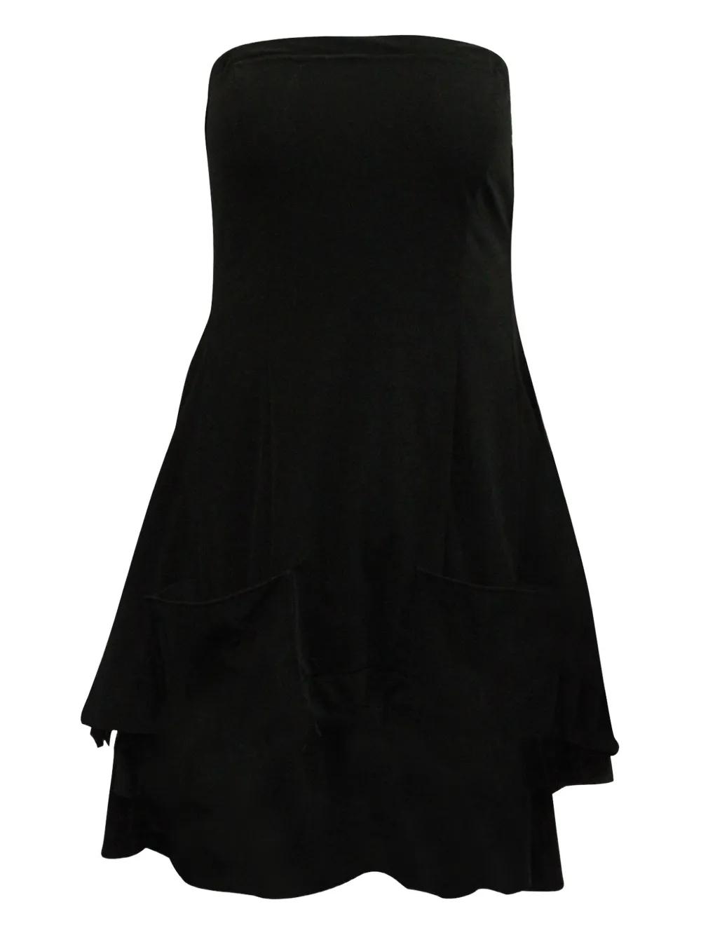 Y-3 tube high-low dress | Black | Image 1