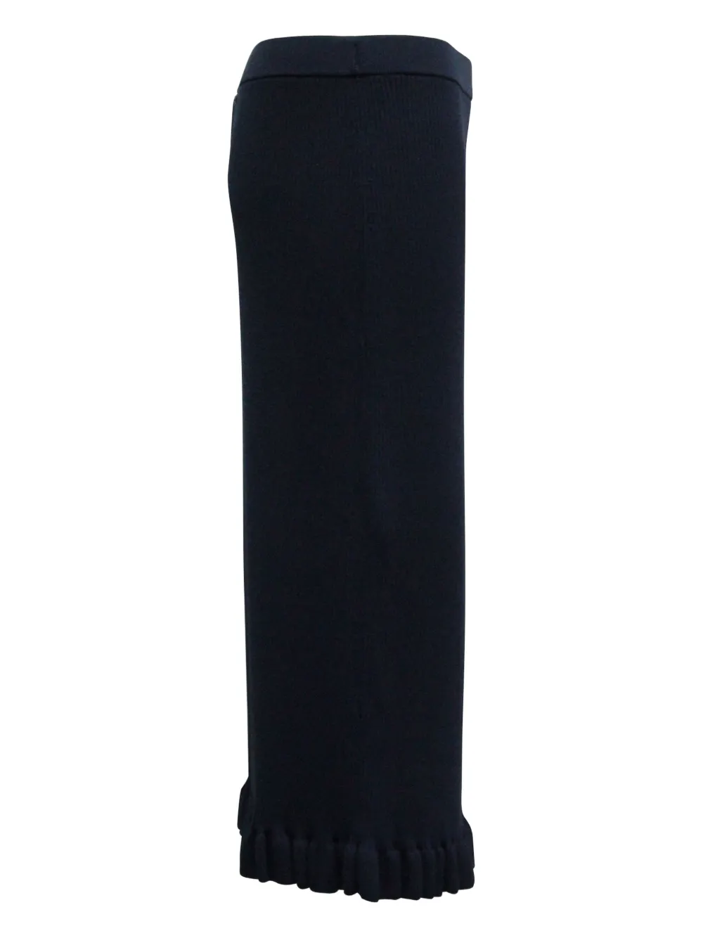 Michael Kors Vintage ruffled-hem skirt - Blauw