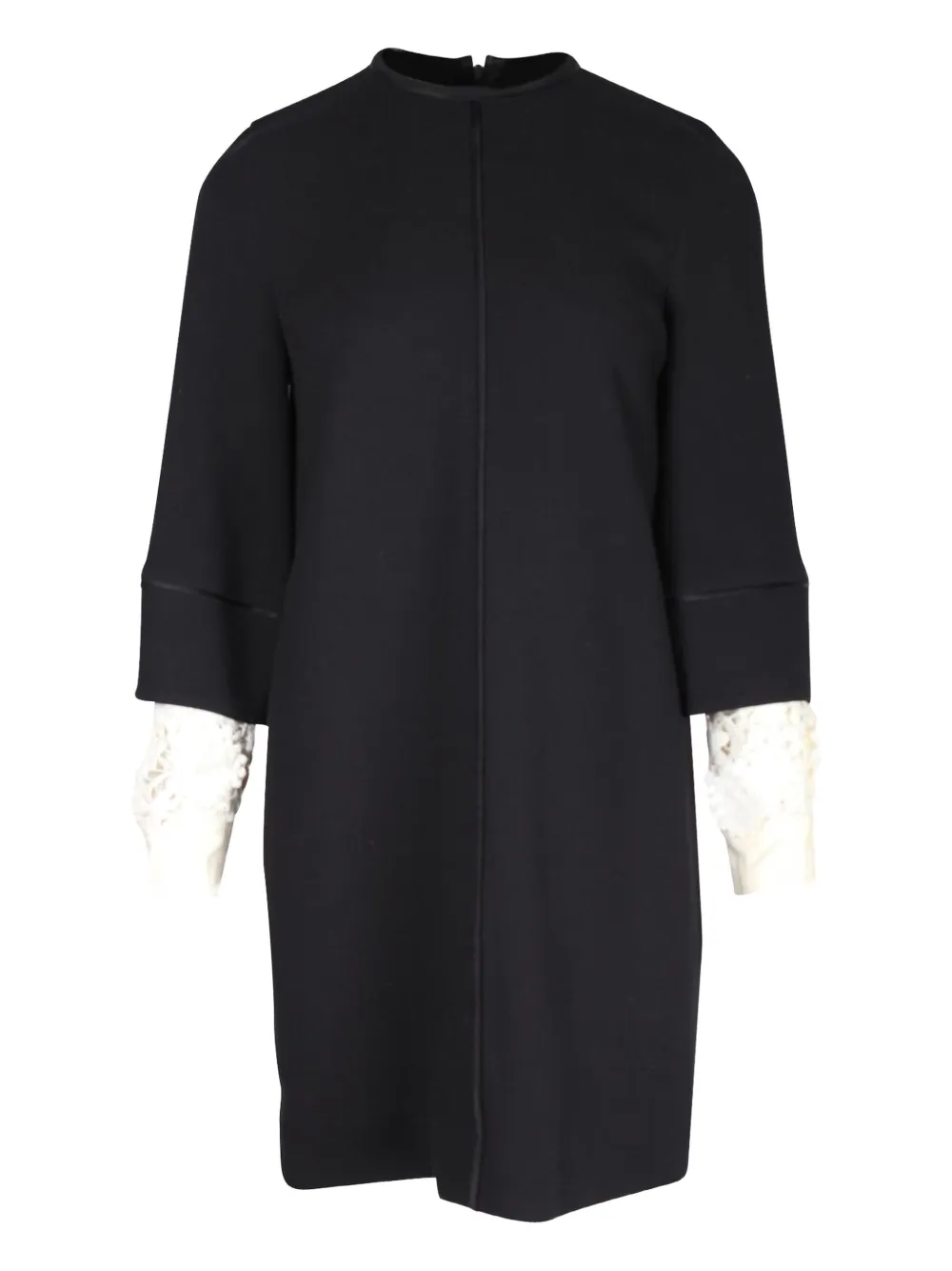 Pre-owned Victoria Beckham Wool Dress In Black
