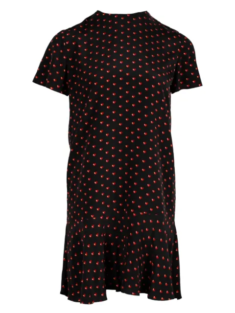 Saint Laurent Pre-Owned heart-print mini dress