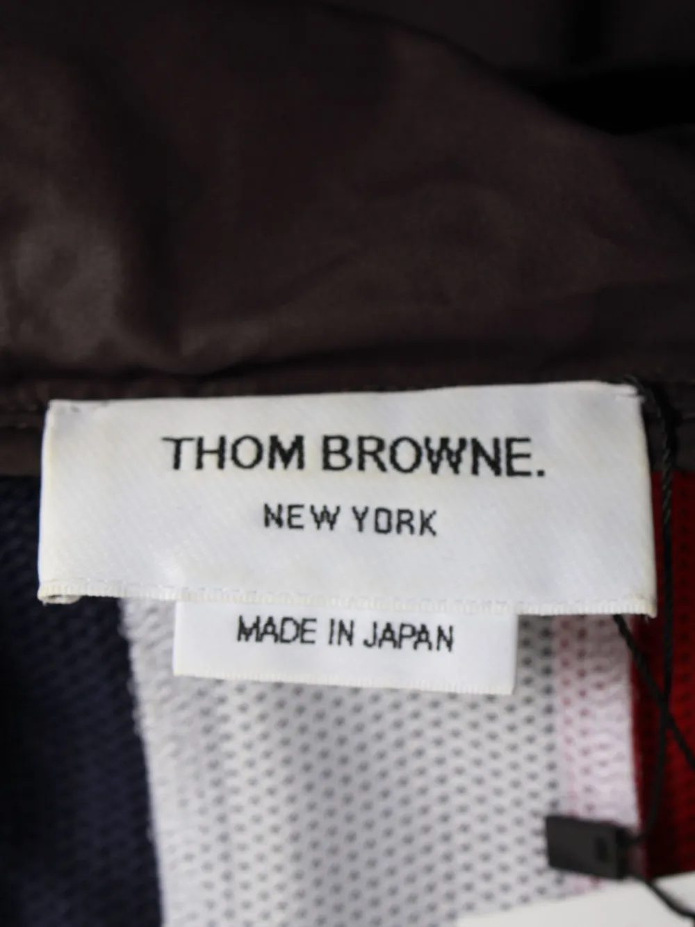 Pre-owned Thom Browne Four-bar Hooded Parka In Gray