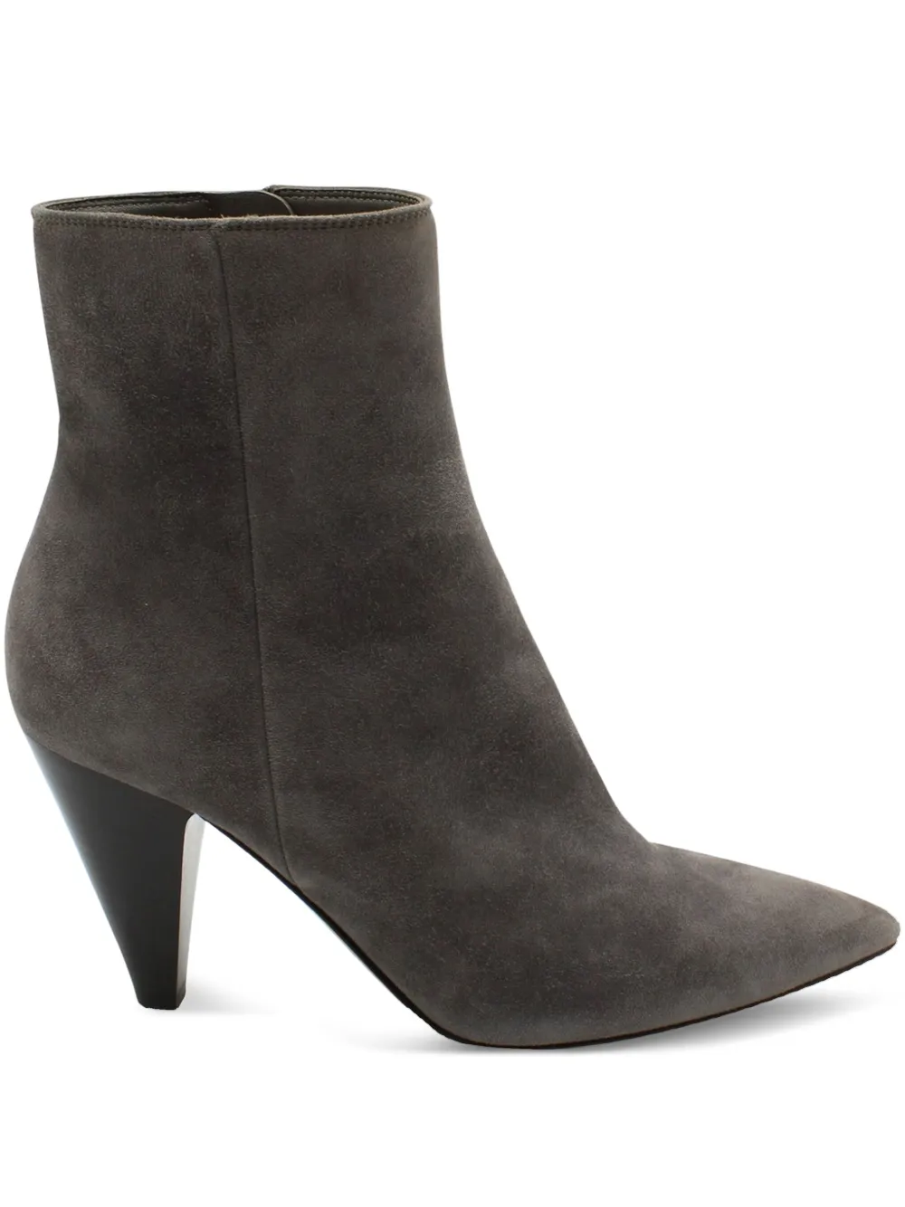 Gianvito Rossi pointed-toe suede ankle boots | Grey | Image 1