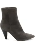 Gianvito Rossi pointed-toe suede ankle boots - Grey