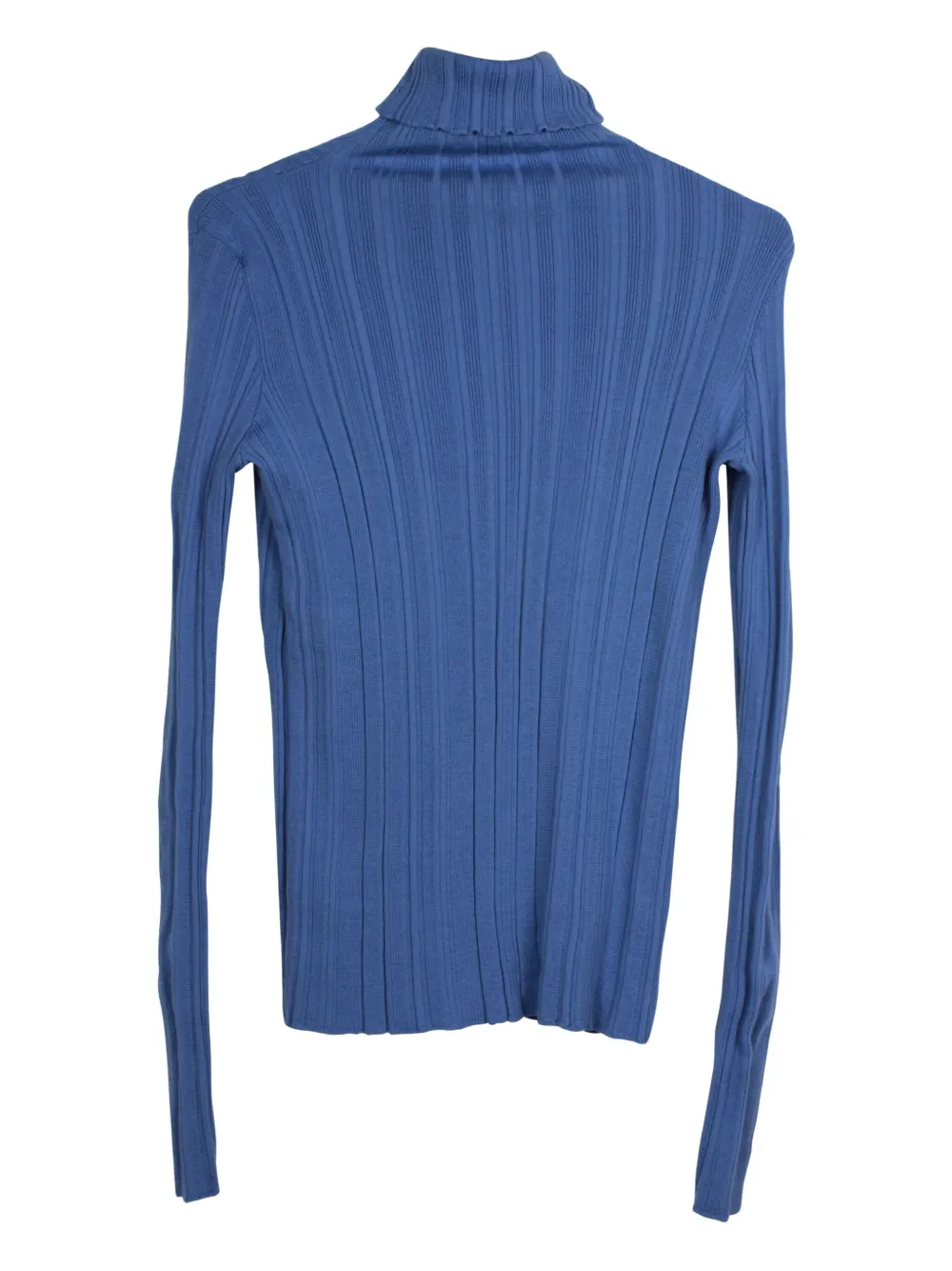 Pre-owned Max Mara Wool Turtleneck Sweater In Blue