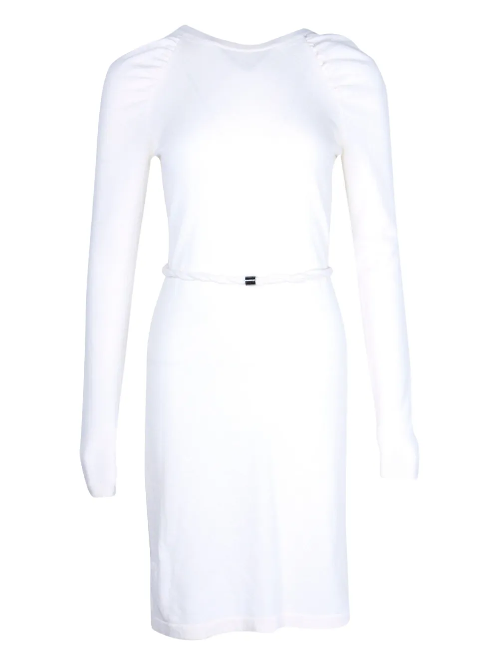CHANEL Pre-Owned long-sleeved cashmere dress | White | Image 1