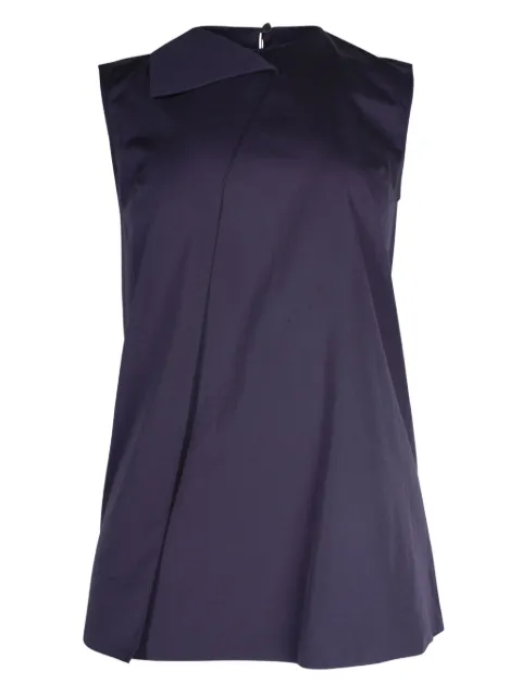 Hermès Pre-Owned overlapping-panel sleeveless top