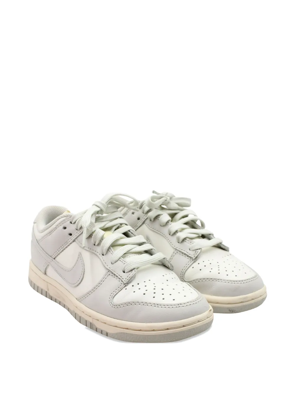 Pre-owned Nike Vintage Dunk Low Sneakers In White