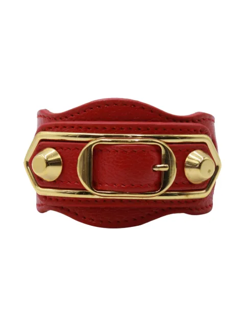 Balenciaga Pre-Owned Arena leather bracelet