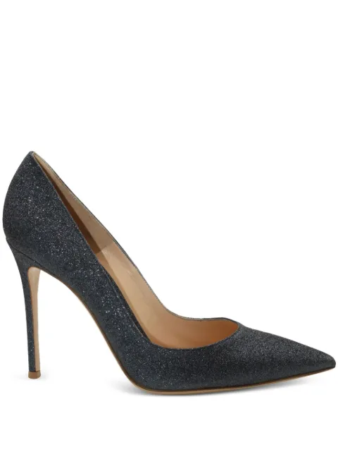 Gianvito Rossi 105mm glitter pointed-toe pumps