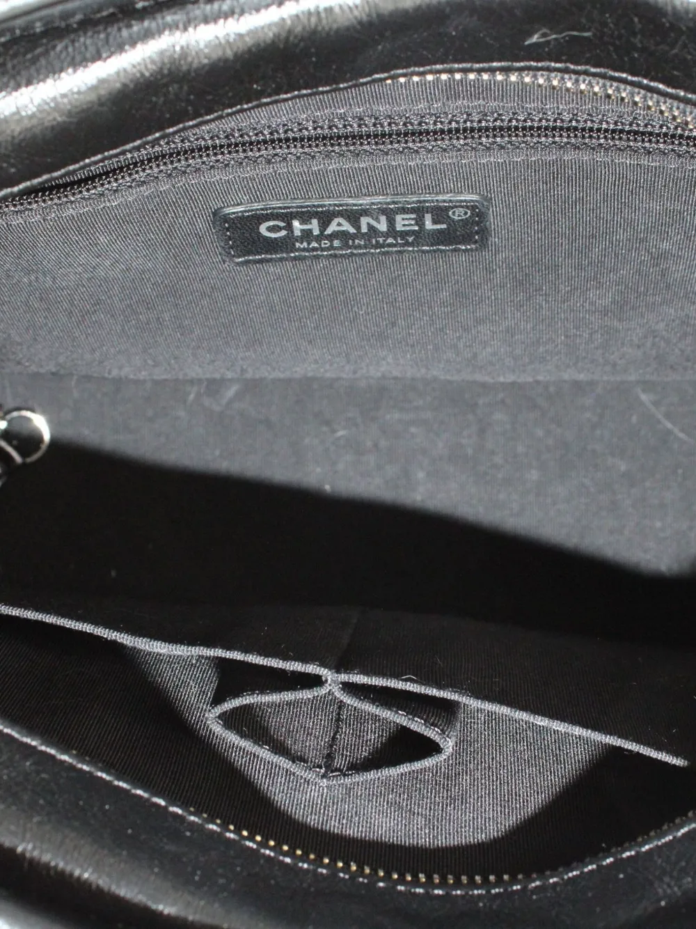 Pre-owned Chanel Paris-hamburg Gabrielle Embroidered Crossbody Bag In Blue