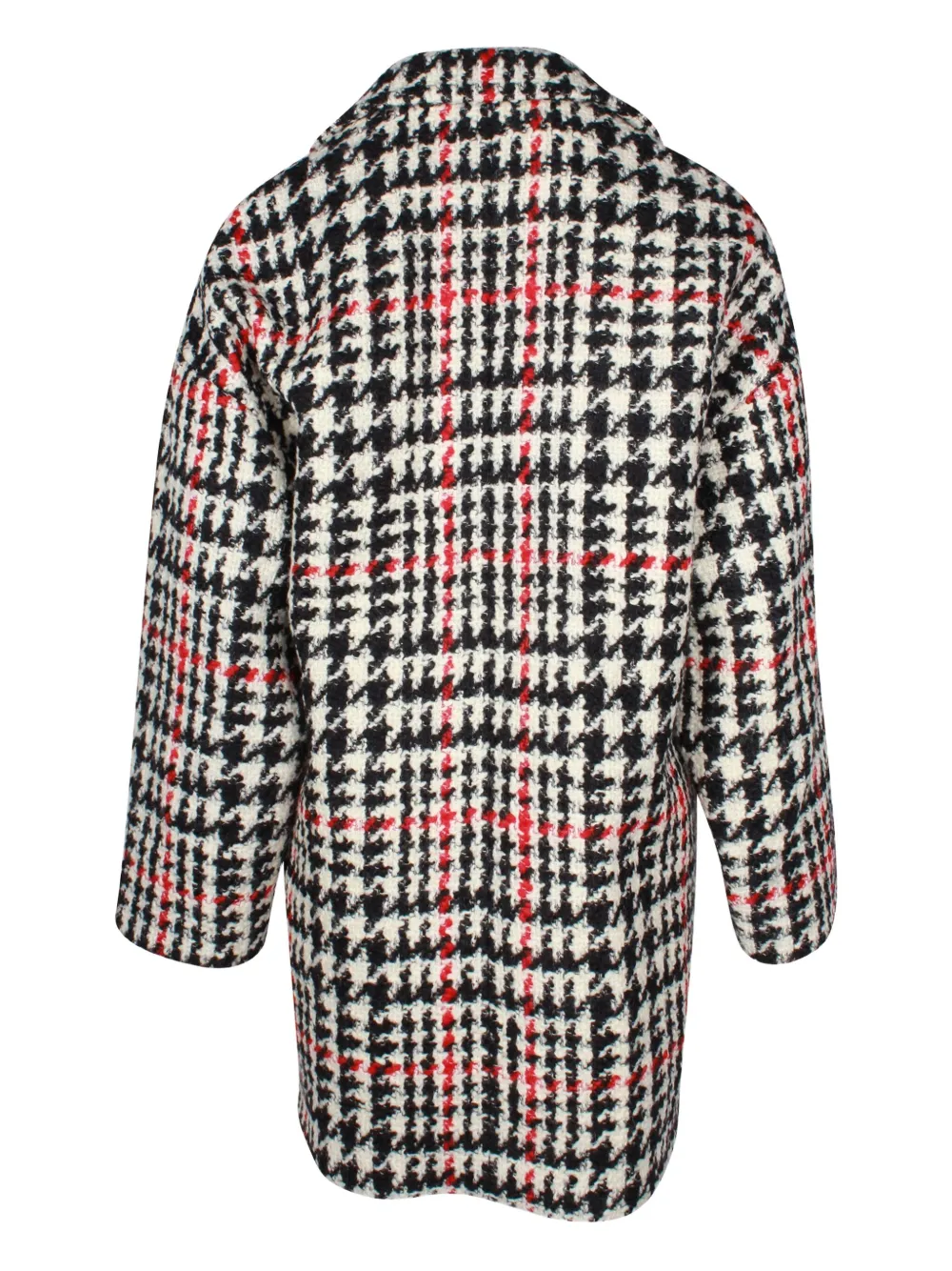 Red Valentino Vintage houndstooth wool coat - Wit