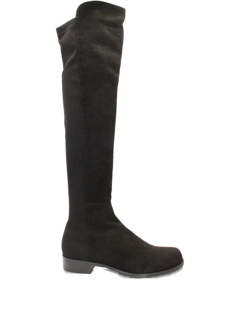 Pre-owned Stuart Weitzman 5050 Over-the-knee Boots In Black